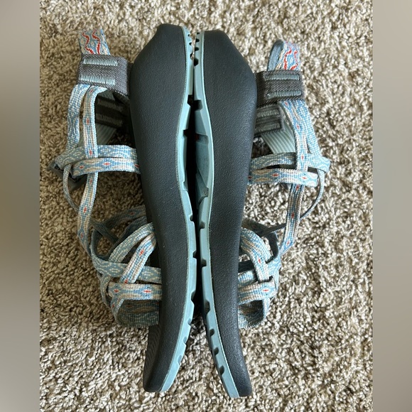 Chaco - Womens ZX/2 Classic Turquoise and Orange Speck SZ W8 - Picture 7 of 8